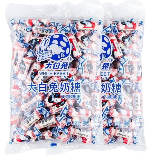 大白兔奶糖 散装牛奶糖 原味喜糖 500g*2袋装奶糖 婚庆结婚喜糖糖果 办公室下午茶休闲解馋零食